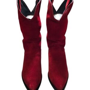 Men's Red Western Cowboy Boots